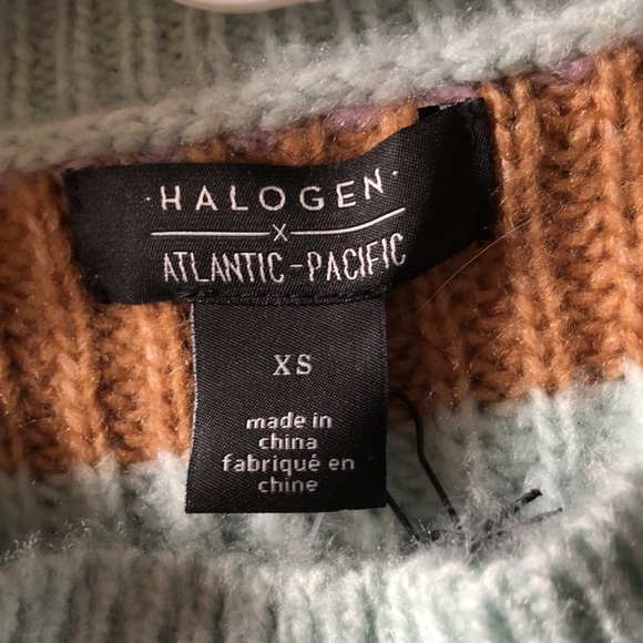 NWT Halogen X Atlantic Pacific Knit Sweater Size XS - Picture 5 of 6